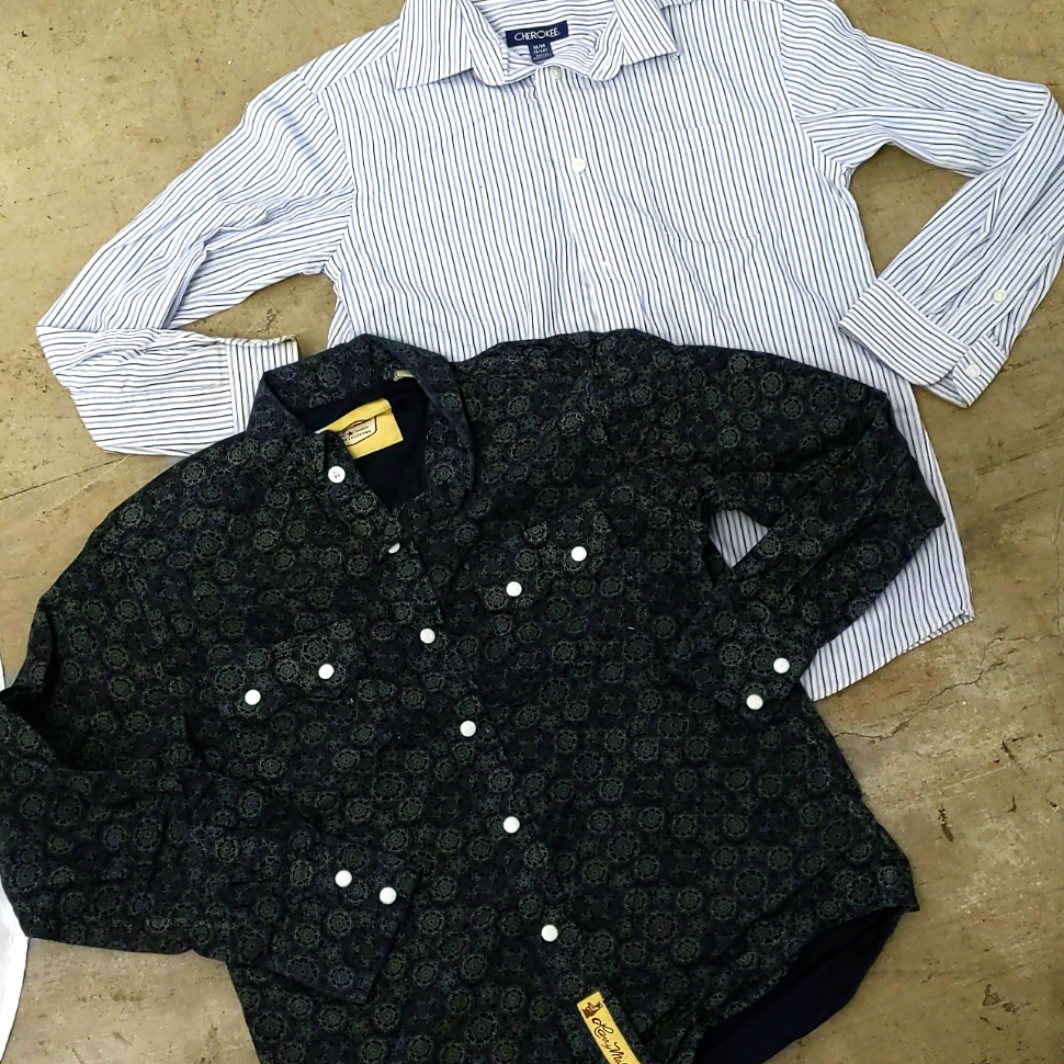 Boys Med Button Down
